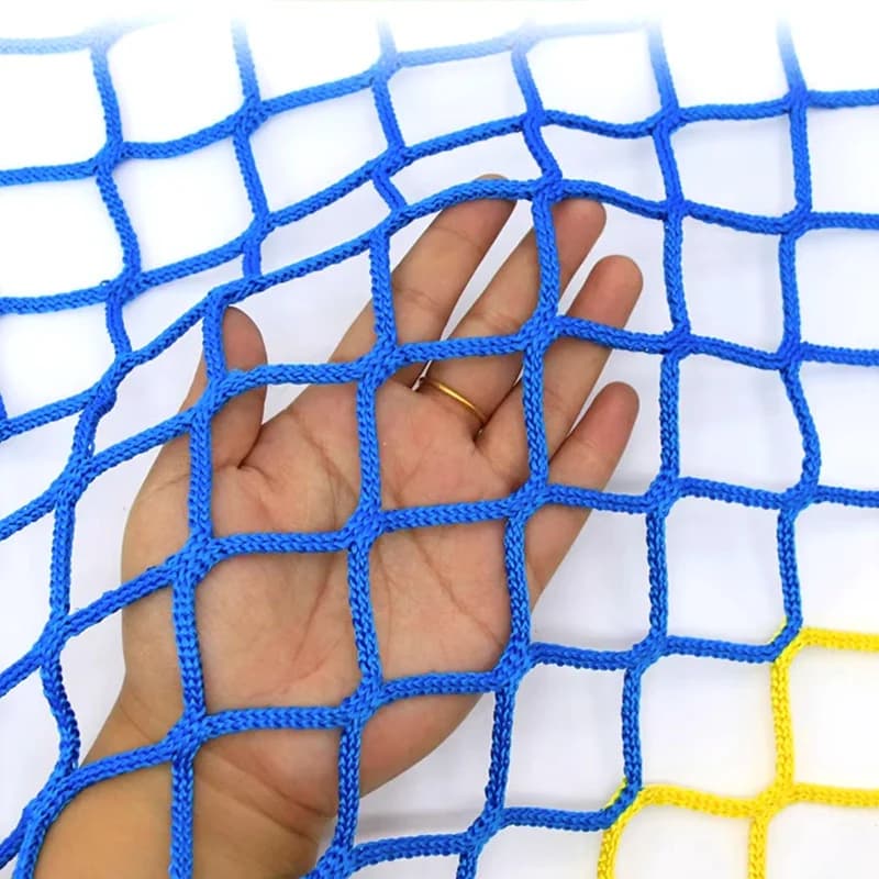 Filet sans nœuds personnalisable de 4mm, clôture de sécurité pour aire de jeux pour enfants, filet de Trampoline sans nœud, maille Anti-chute