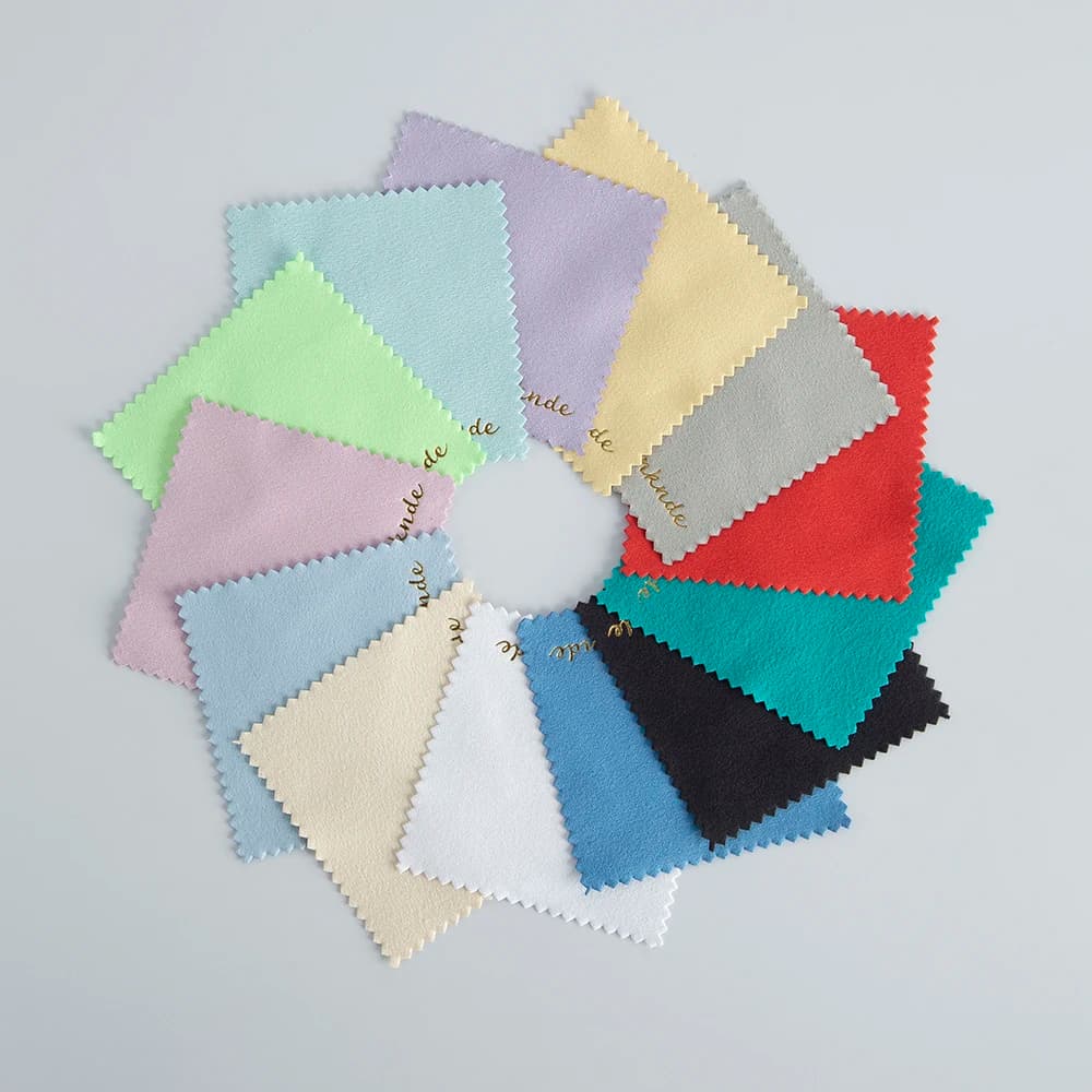 100 chiffons de polissage pour bijoux, personnalisables avec logo, pour nettoyage et polissage de l'argent, chiffon doux pour le nettoyage et