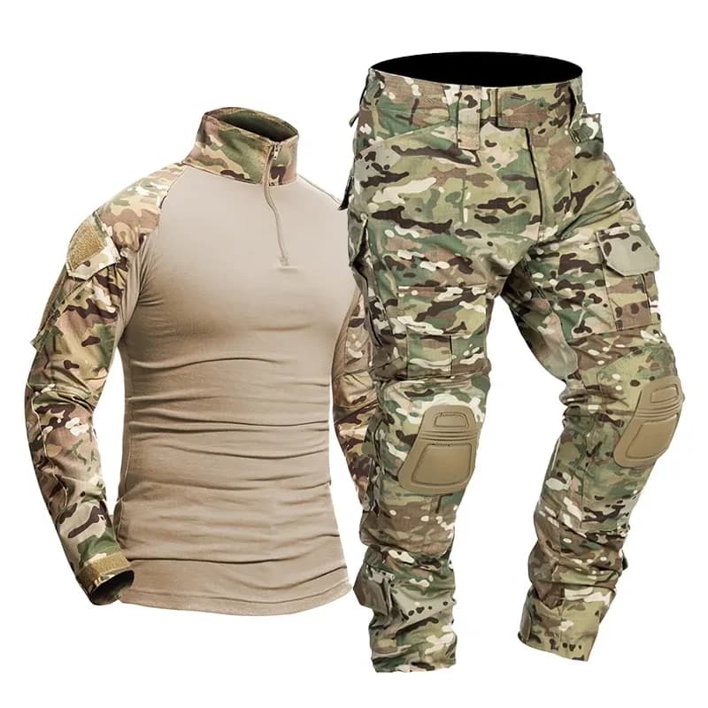 Uniforme militaire de Camouflage, combinaison Multicam tactique pour hommes, chemise de Combat Airsoft Paintball, pantalon de soldat, vêtements de