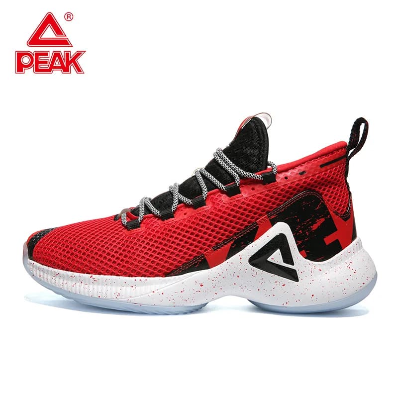 PEAK hommes basket-ball baskets P-MOTIVE respirant coussin chaussures de Sport en plein air portable antidérapant athlète chaussures de Sport