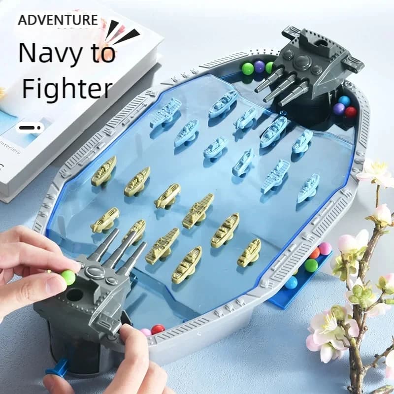 Jeux de société de Combat de la marine, jouets multijoueur, jeux de Table interactifs, balle d'éjection, jouets d'opérations de l'armée pour