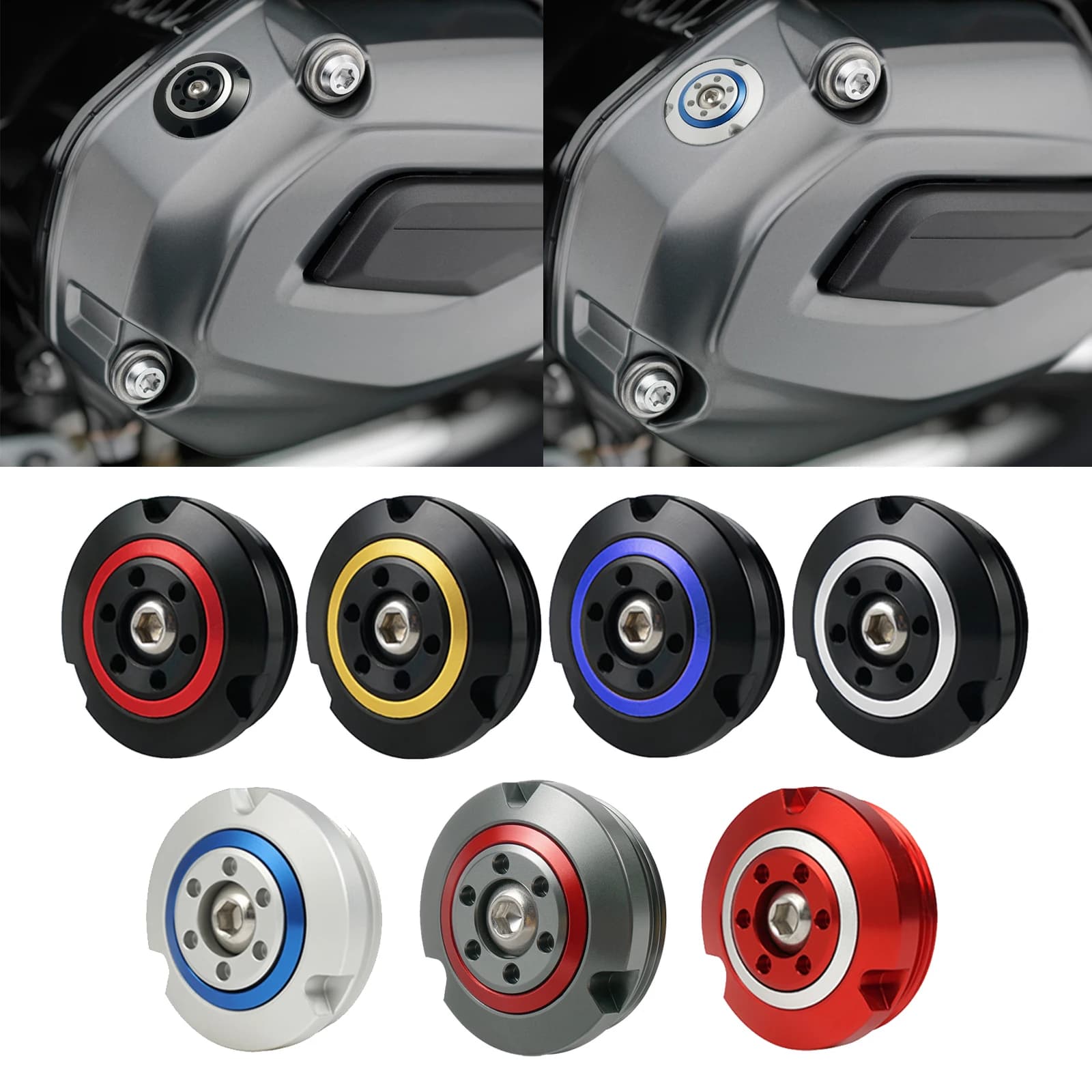 Bouchon de remplissage d'huile moteur pour BMW R1250GS GSA R1250GS Adventure R1200GS R1200GS Adventure R1250R RT RS R1200RT R1200RS R NineT