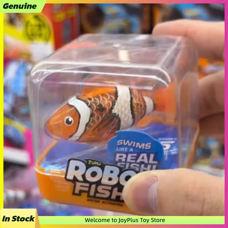 Zuru Robo Alive - Jouet de bain activé par l'eau, nage comme un poisson, boîte mystère, jouets de bain colorés, cadeaux pour enfants, jouet