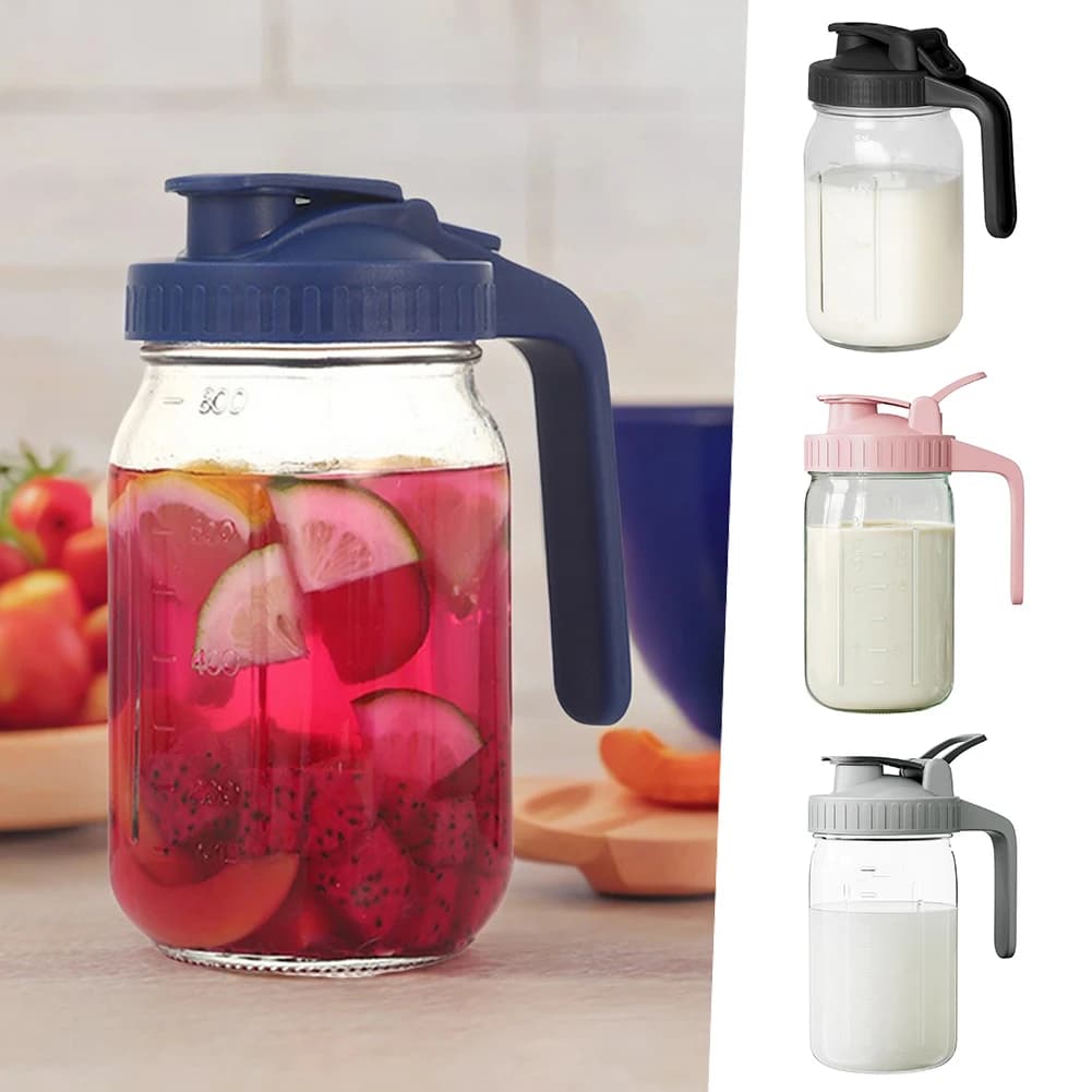 32 oz en verre lance de lait maternel non bpa jus de bouteille à café