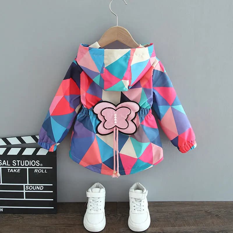 Veste coupe-vent imperméable pour bébé garçon, coupe-vent avec fermeture éclair, manteau de printemps et d'été, vêtements pour enfants de