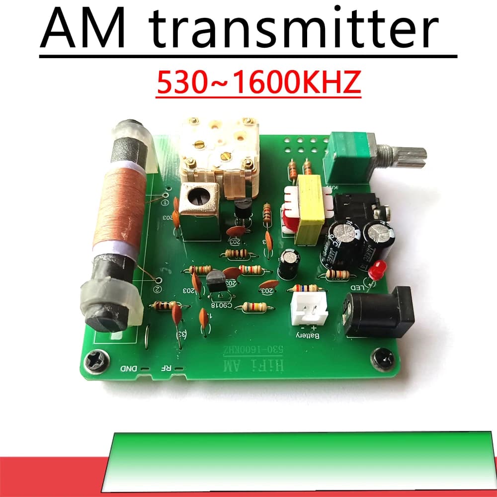 Transmetteur à ondes moyennes 530-1600kHz, émetteur AM expérimental, modulation d'amplitude, radio en cristal, station étudiante