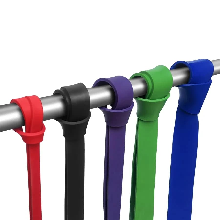 Bande de résistance en Latex robuste, ceinture élastique de sport, bandes d'assistance de traction pour Pilates, entraînement, forme de Fitness,