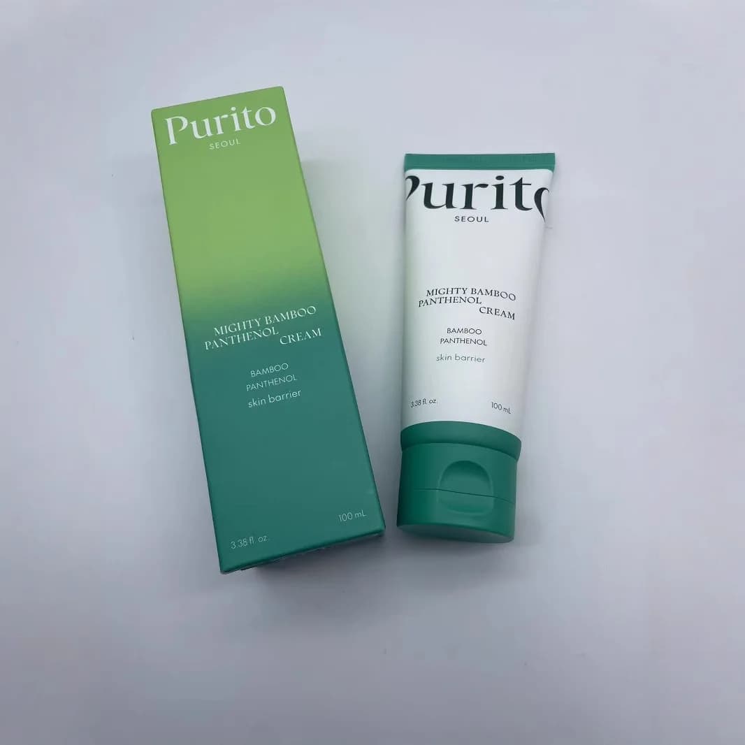 Crème pour le visage à l'extrait de bambou Purito, hydrate, nourrit, répare la peau, réduit les ridules, soin de la peau