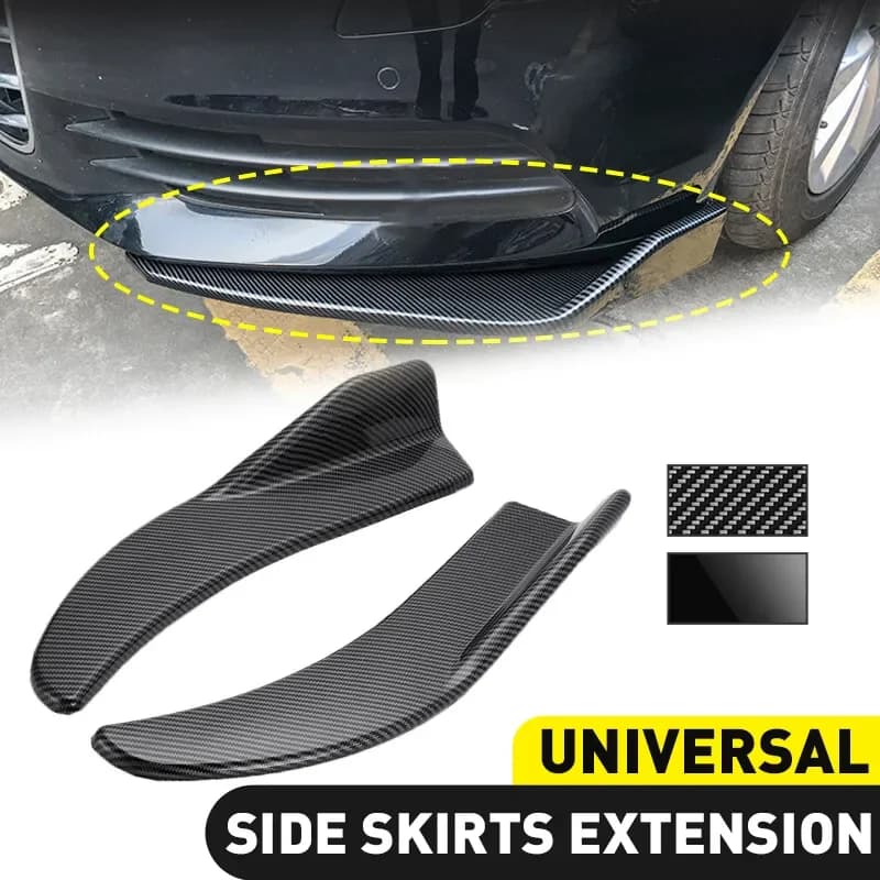 Pour BMW mercedes-benz Toyota Audi Volkswagen 1 paire becquet de pare-chocs de voiture lèvre avant arrière Anti-collision jupe latérale de voiture