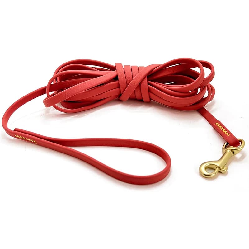 Laisse pour chien 3M 6M 9M de Long laisses pour animaux de compagnie en PVC corde facile à nettoyer laisse d'entraînement étanche pour grands