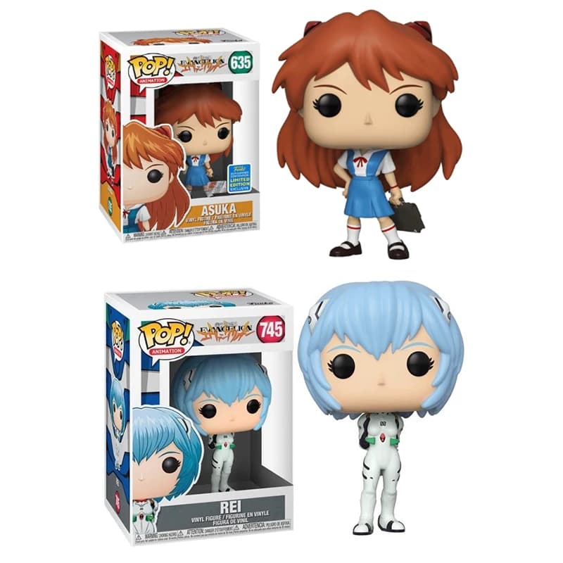 Funko Pop-Figurine d'action EVANGELION ASUagre635 # REI 745 #, collection de jouets modèles en édition limitée, cadeaux d'anniversaire
