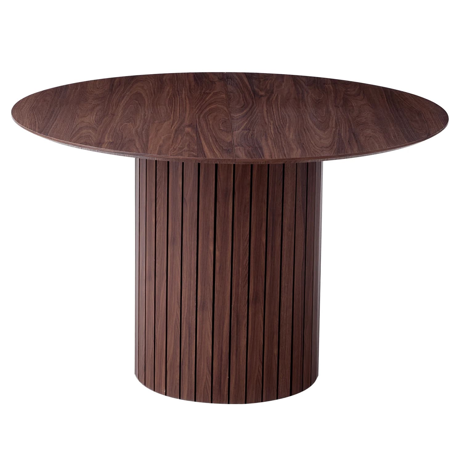 Table Ronde Nordique en Bois Massif, Table à Manger, Organisateur, Table de Bibliothèque, Table Arrondie pour Balcon, Salon, Esstische, Meubles de