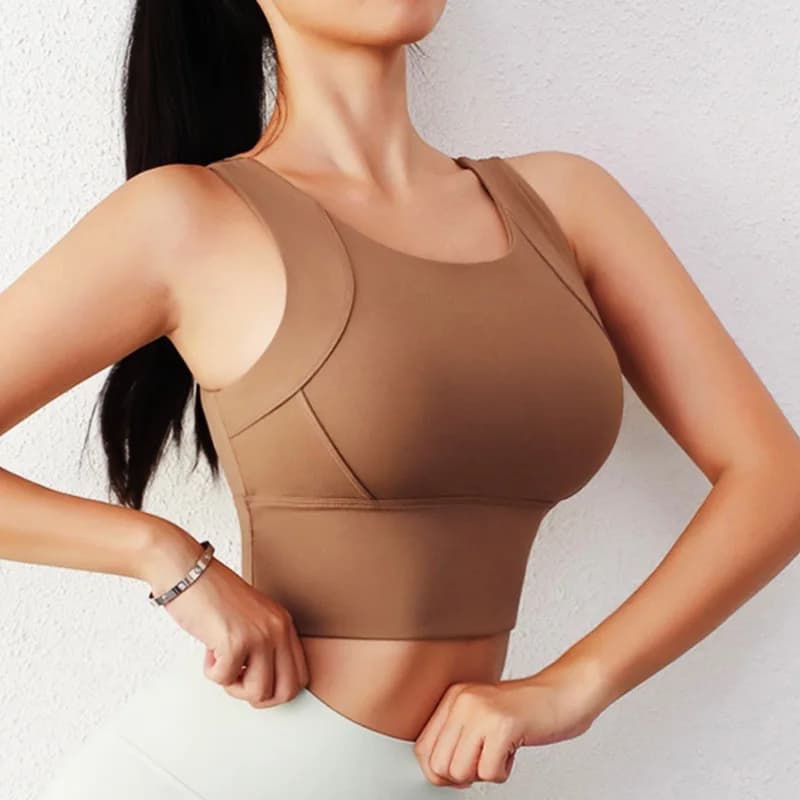 Cloud Hide – soutien-gorge de sport à haut soutien pour femmes, haut court de Yoga, Fitness à domicile, sous-vêtements d'entraînement, grande