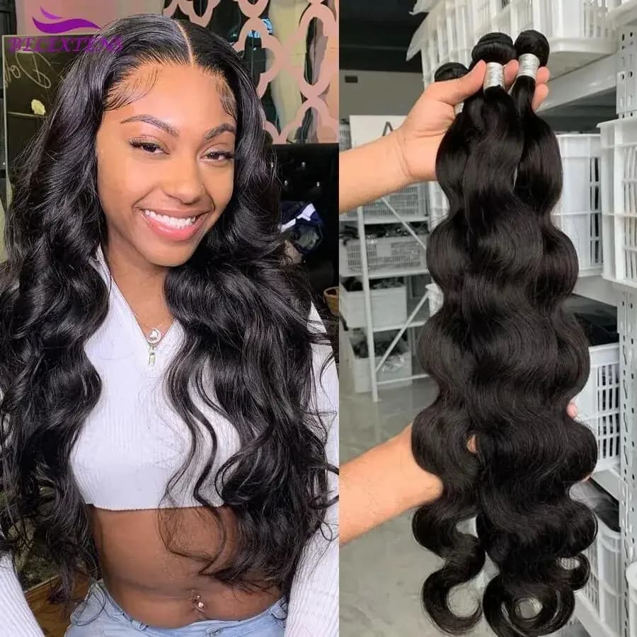 body wave extensions cheveux 20 22 24 pouces body wave tissage humain hair tissage brésilienne 12 A extension cheveux naturel humain bundles raw