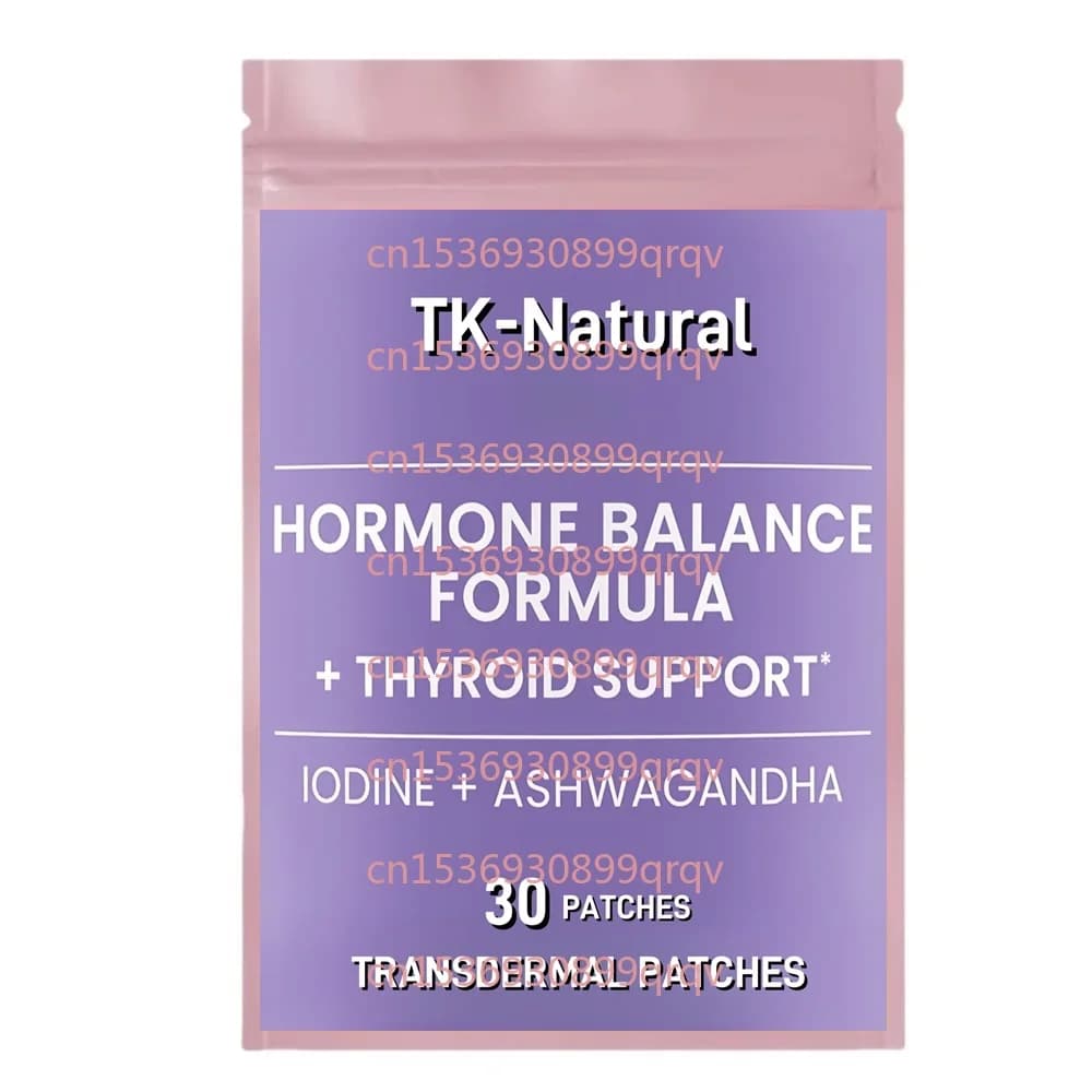 30 patchs patchs transdérmiques de soutien thyroïde pour femmes gestionnaire de Cortisol, soutien de l'humeur et rehausseur de métabolisme
