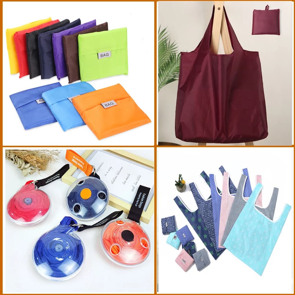 Sac de courses sac écologique sac de rangement sacs d'épicerie sacs de marché à bandoulière sacs de magasin de supermarché pliables