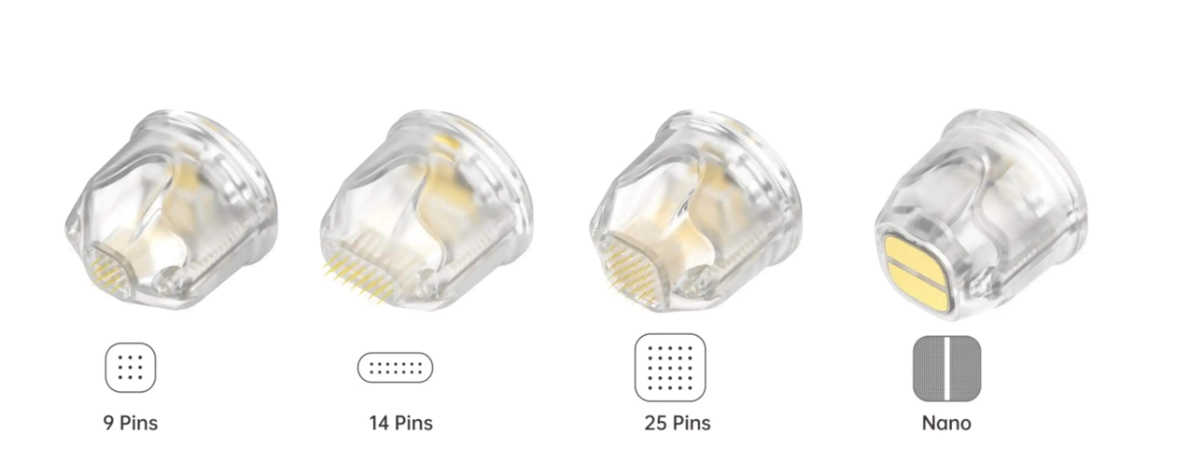 Cartouches de remplacement stériles Q2 Bio Pen, 9/14/25/Nano broches, aiguille à micro-aiguilles, Pack individuel, consommable de beauté