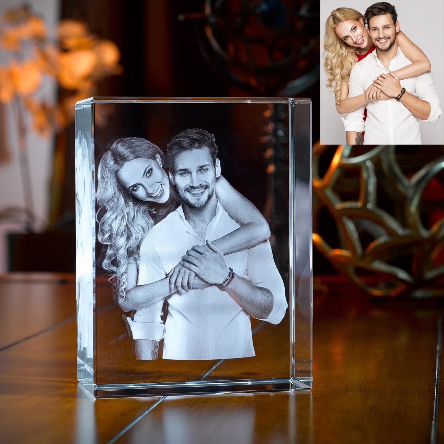 Cadeau personnalisé d'hommage de sympathie personnalisé pour la perte d'un animal de compagnie bien-aimé avec un souvenir de décoration en cristal