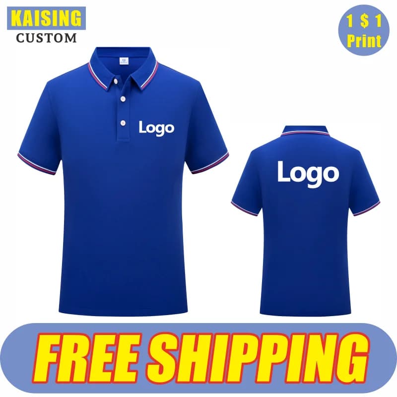 AgreISING 11 Couleurs Respirant Polo Shirt Logo Personnalisé Imprimer Conception Personnelle Y-Broderie D'été Hommes Et Femmes Vêtements S-6XL 20