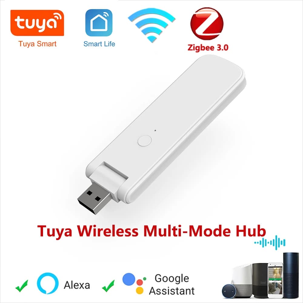 Tuya Zigbee – Hub Bluetooth, passerelle multimode, pont pour maison intelligente, pour l'automatisation Via Smart Life, fonctionne avec Alexa Google