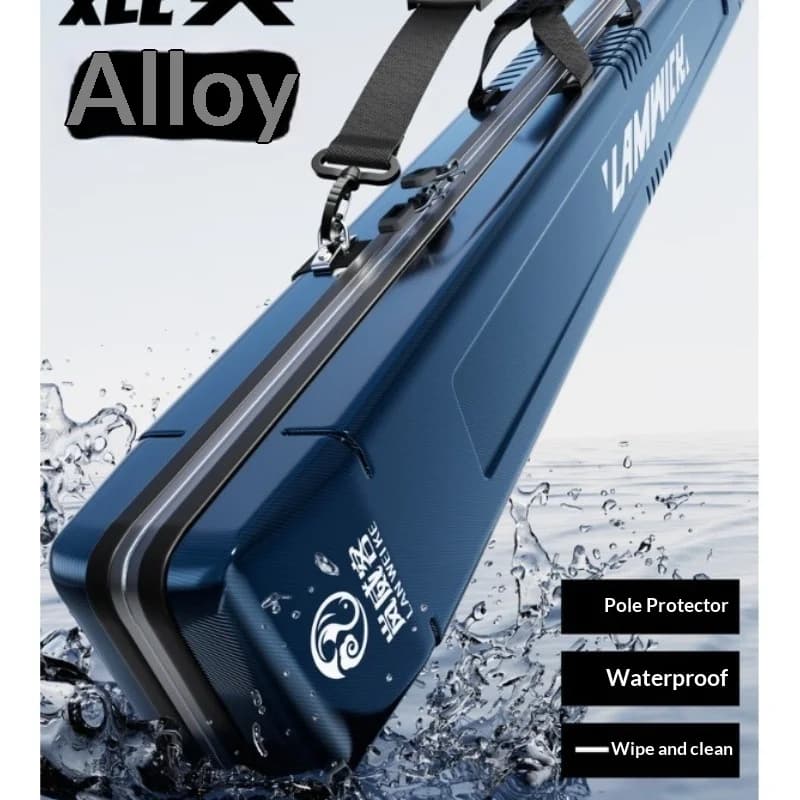 Sac à cannes à pêche à coque rigide, nouveau sac à cannes à pêche multifonctionnel, sac à main pour équipement de pêche, sac de rangement
