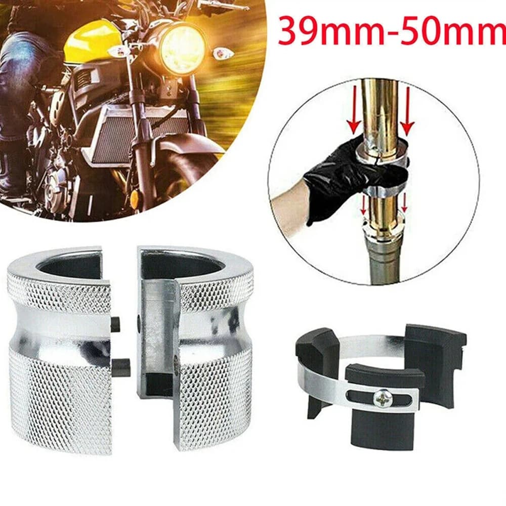 Outil de pilote de joint de fourche de moto, outil d'installation de joints d'huile de retrait portatif réglable 39mm-50mm