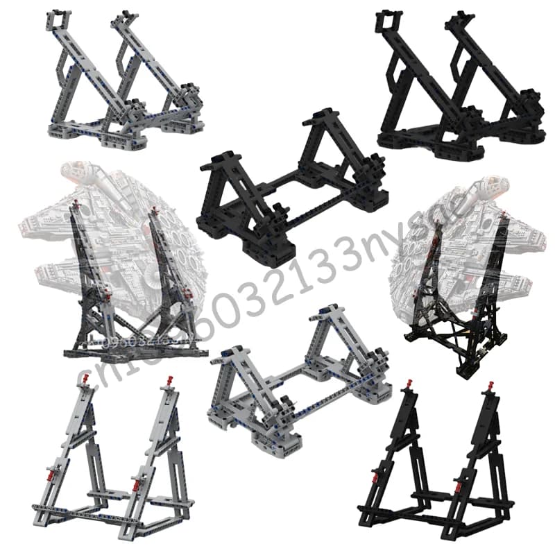 Présentoir Vertical pour Millennium 75257 Falcon 75105 05007, blocs de construction MOC, série Space Wars, cadeau d'anniversaire de collection