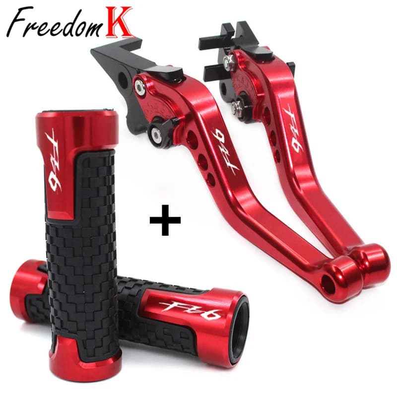 Leviers d'embrayage de poignée de frein réglables, accessoires de moto, guidon adapté pour FZ6, FZ 6, FAZER, CNC, 2004-2010