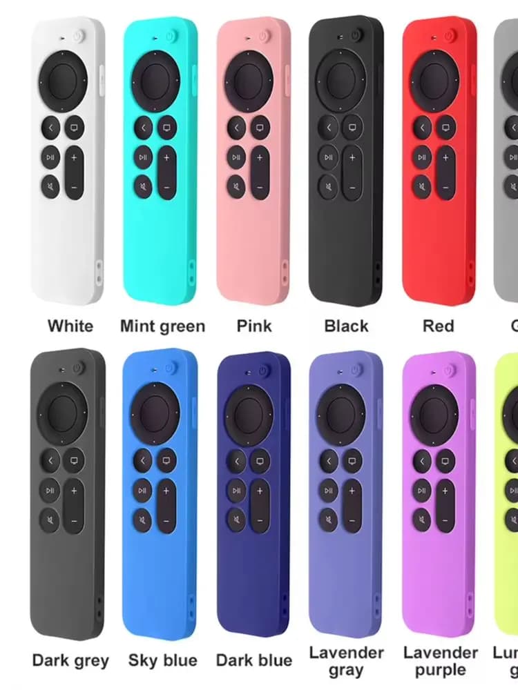 Housse de protection en Silicone pour télécommande Apple Siri 3e génération, étui antichoc pour télécommande Apple TV 4K 2e génération