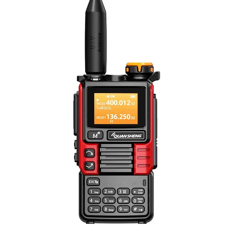 Quansheng UV-K6 mise à niveau UV-K5 (99) Interphone 5W Air Band Radio Tyep C Charge UHF VHF Détreindre FM Broucroisement NOAA Sans Fil Frequenc