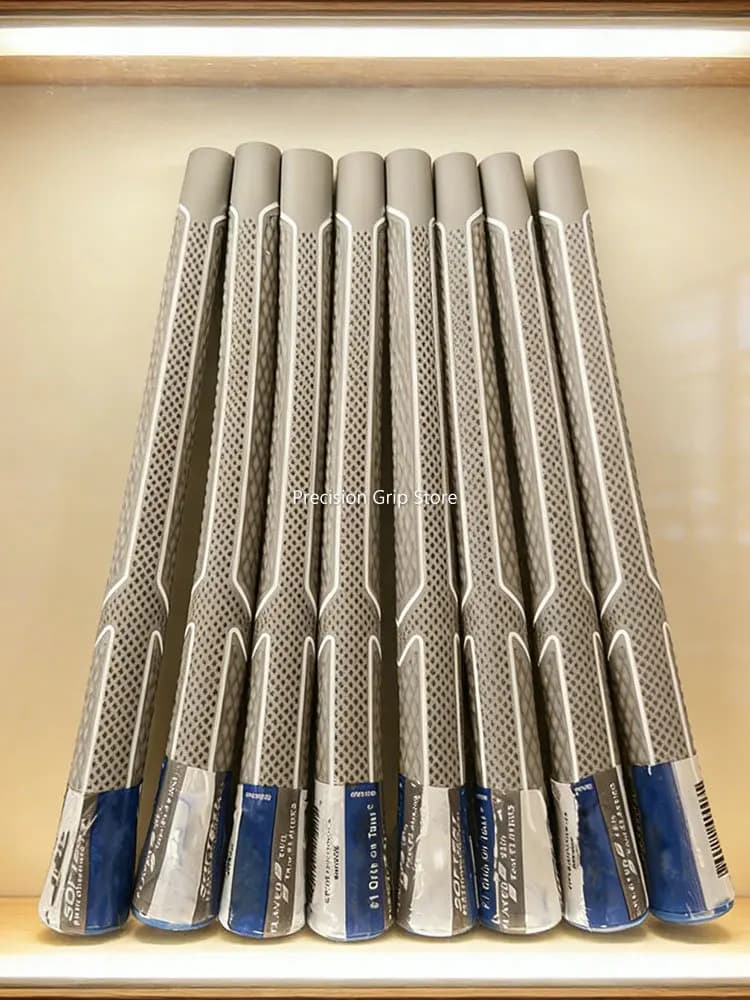 Poignées de golf en caoutchouc de qualité supérieure, jumbo, taille moyenne, standard, sous-taille, les plus douces, pour hommes et femmes, grises,