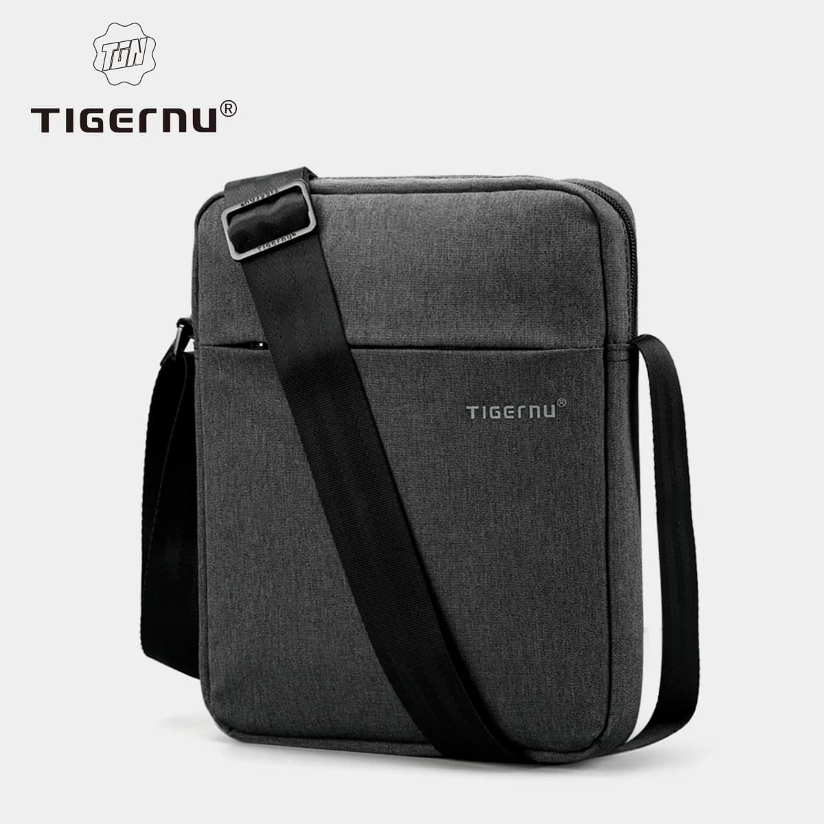Tigernu nouveaux hommes sac de messager de haute qualité sac à bandoulière étanche pour hommes voyage d'affaires sac à bandoulière mâle Mini