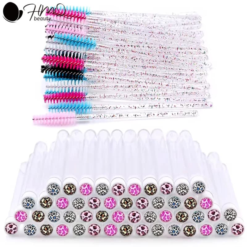 Tube de brosse à cils réutilisable pour extension de cils, baguettes de mascara, applicateur de brosse à barrage, outils de maquillage, nouveau,