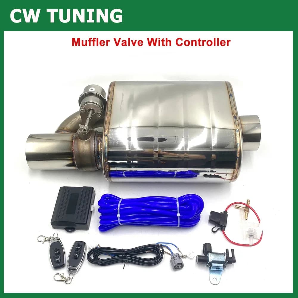 Système d'échappement de voiture, contrôle de Valve à vide, Kit de tuyau d'échappement Variable en acier inoxydable universel 51 63 76 Mm,