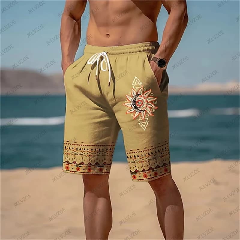 Été nouveaux hommes modèle classique Vintage 3D imprimé Shorts de surf séchage rapide plage natation Hip Hop pantalons courts vêtements de plage