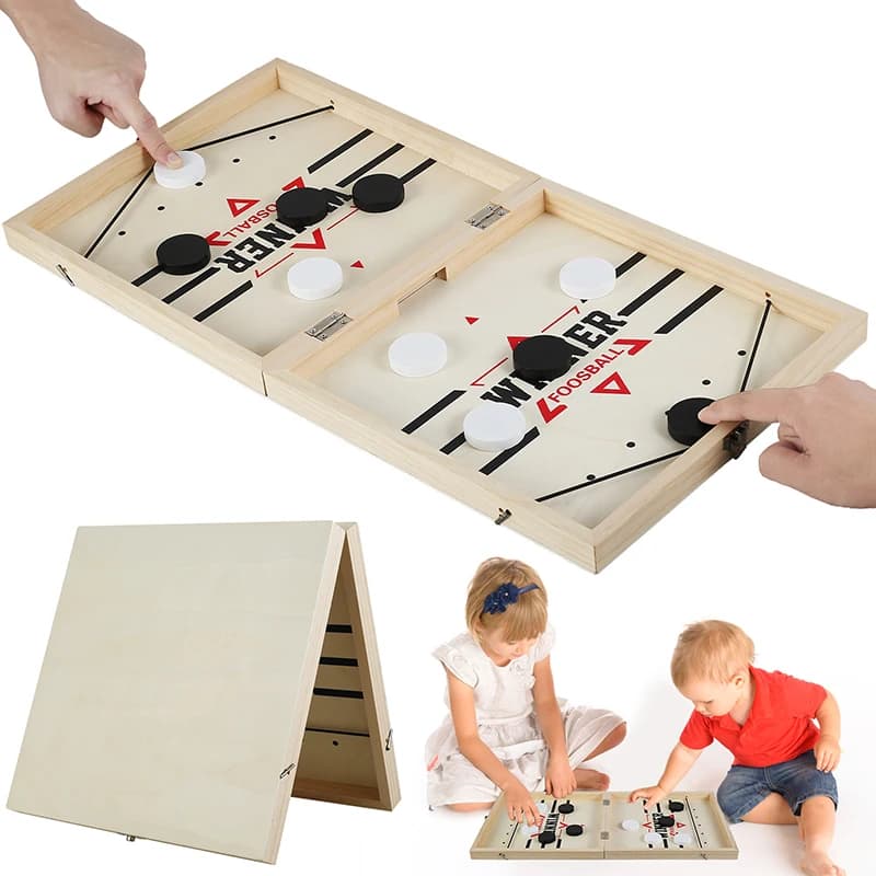 Grands jeux de gagnant de baby-foot pliables, catapulte de Hockey sur Table, échecs Parent-enfant, fronde rapide, jouets pour enfants et adultes