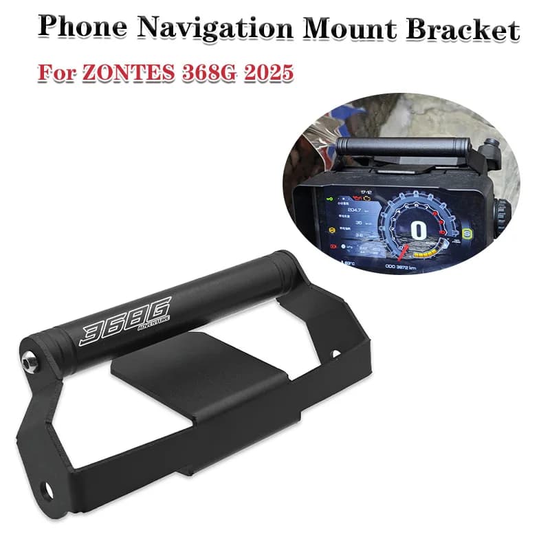 Support de téléphone pour moto 368G, support d'extension de montage de Navigation GPS pour ZONTES 368G G368 2025