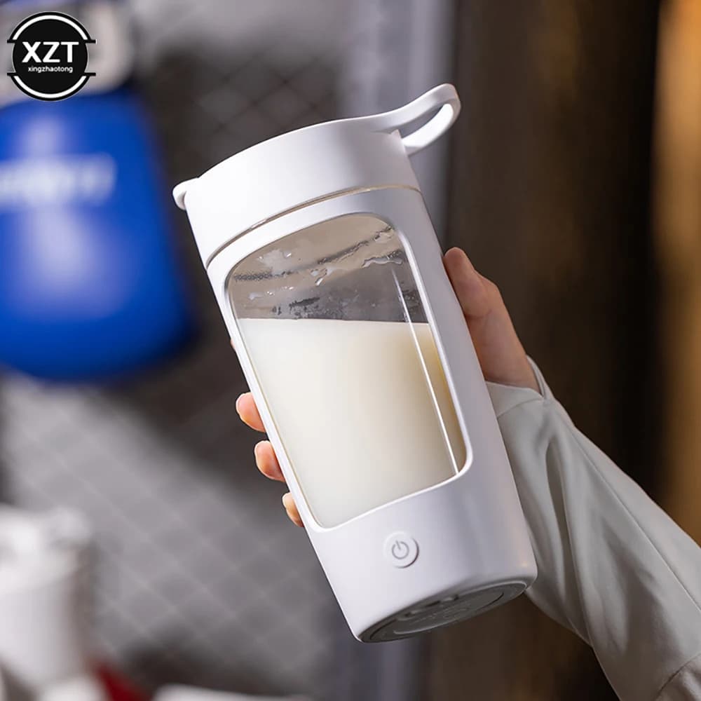 Bouteille de shaker électrique aste par USB, bouteille de poudre de lactosérum, bouteille Assad, sports, fitness, gym, extérieur, voyage, 650ml,