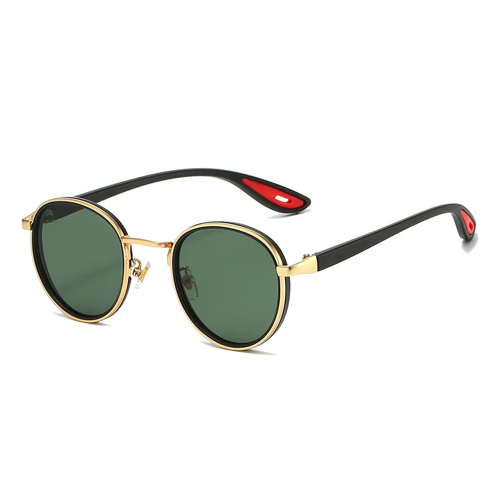 GM LUMIAS Vintage lunettes de soleil rondes hommes 2025 nouveau Punk mode nuances femmes à la mode marque de luxe Design décontracté Anti-UV
