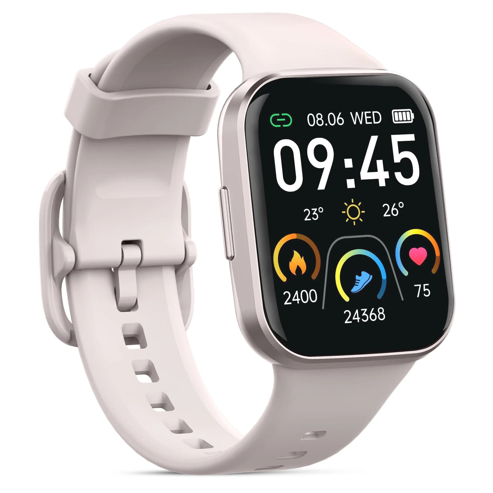Montre connectée pour hommes et femmes, moniteur d'activité physique, podomètre, moniteur de sommeil, 1.69