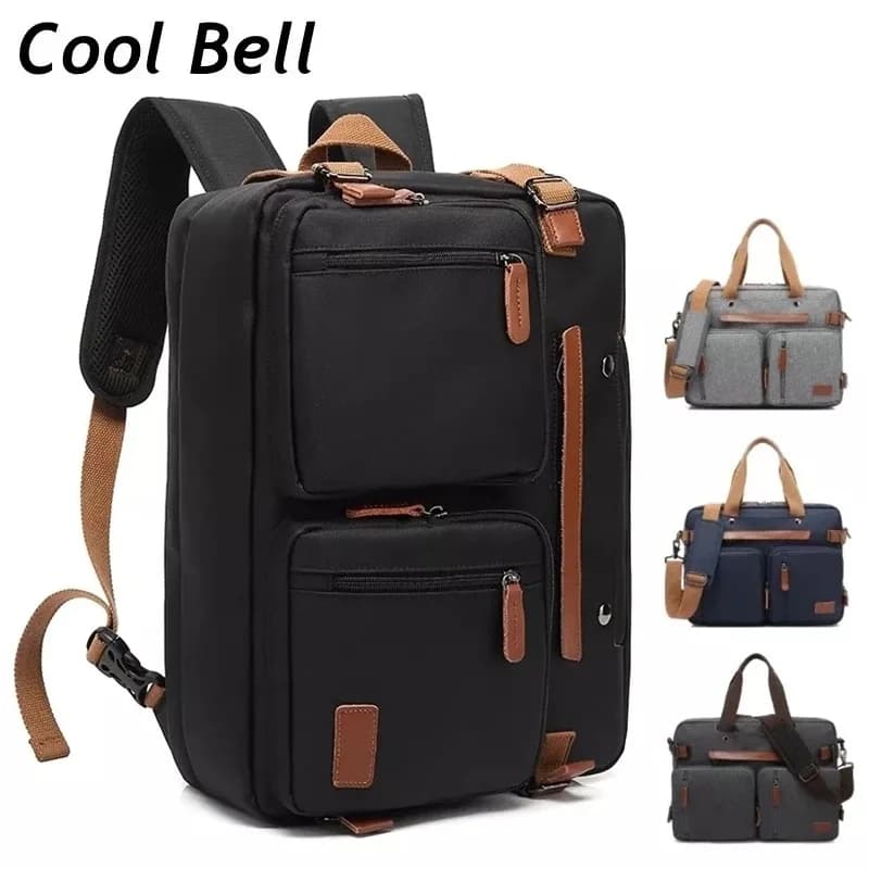 Cool Bell marque messager sac à dos pochette d'ordinateur 15.6,17.3 pouces ordinateur portable étanche étui à bandoulière, homme dame packbag,