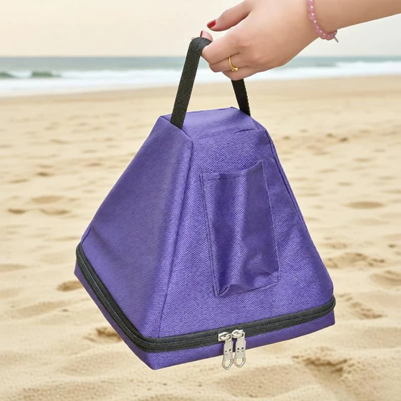 Sac de rangement pyramide de cristal, sacs de rangement violets professionnels, accessoires pour instruments de musique