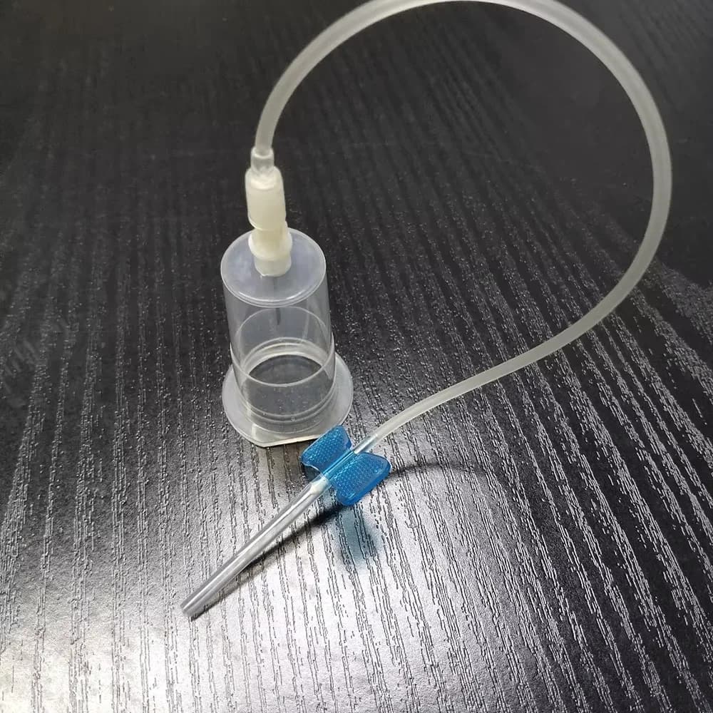 Lot de 50 aiguilles de prélèvement sanguin jetables à double ailette pour animaux de compagnie (chats, chiens)