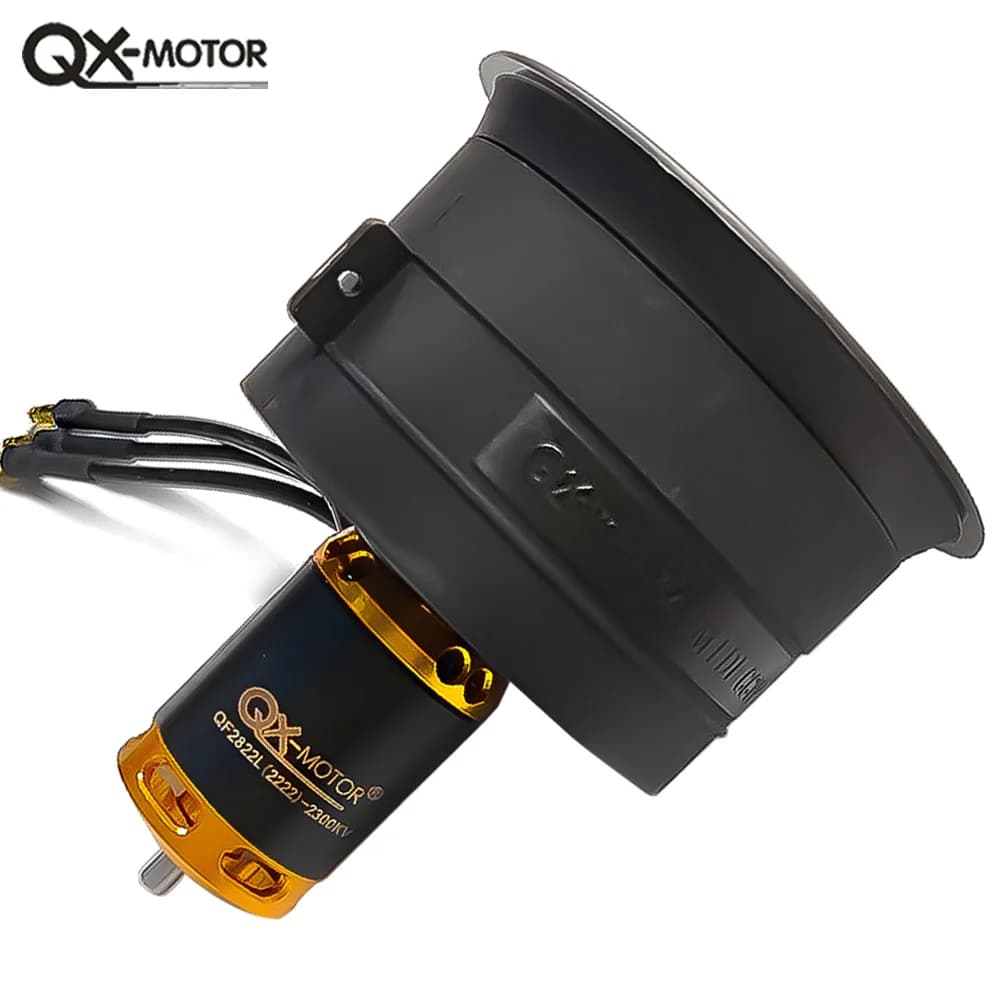QX-Motor QF2822 (2222) 2300KV 64mm EDF 12 Lames Ventilateur Canalisé CW CCW Moteur Brushless Pour RC Avion Drone Modèle Jouet Pi