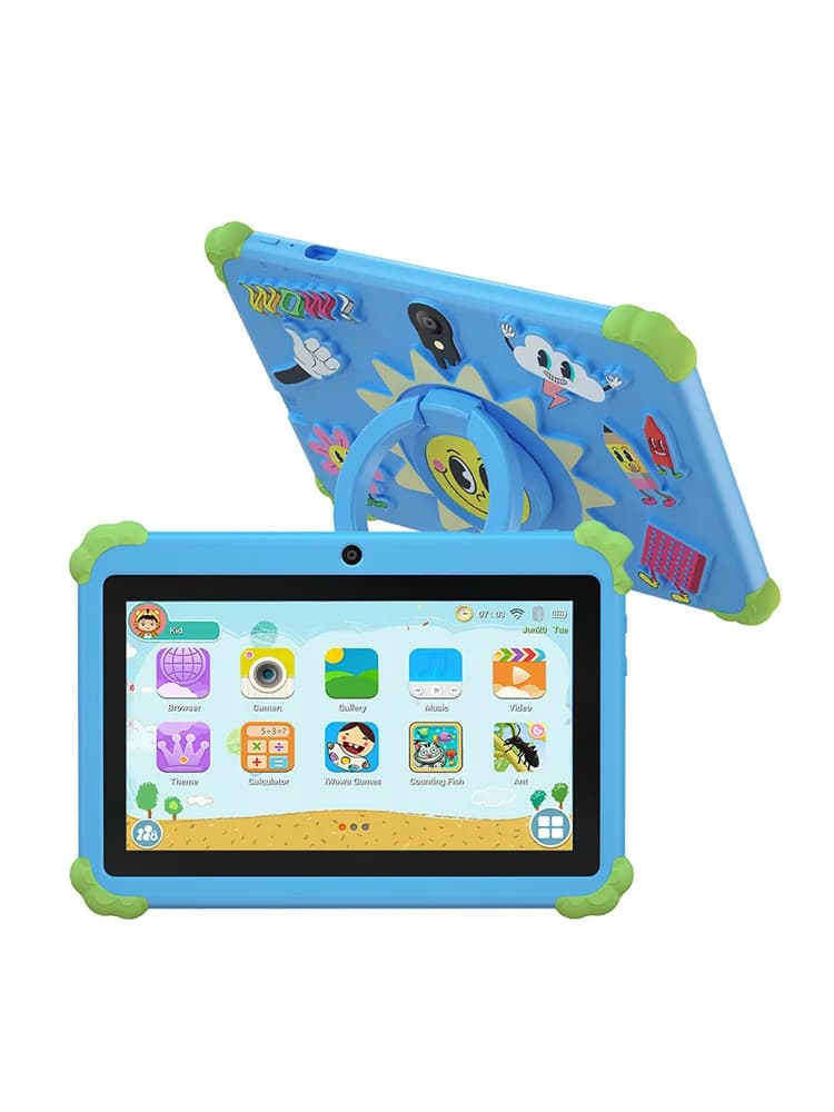 Nouveau 5G WiFi Android tablette motif de dessin animé 7 pouces tablette Pc Quad Core 4GB RAM 64GB ROM pas cher et Simple tablettes pour enfants