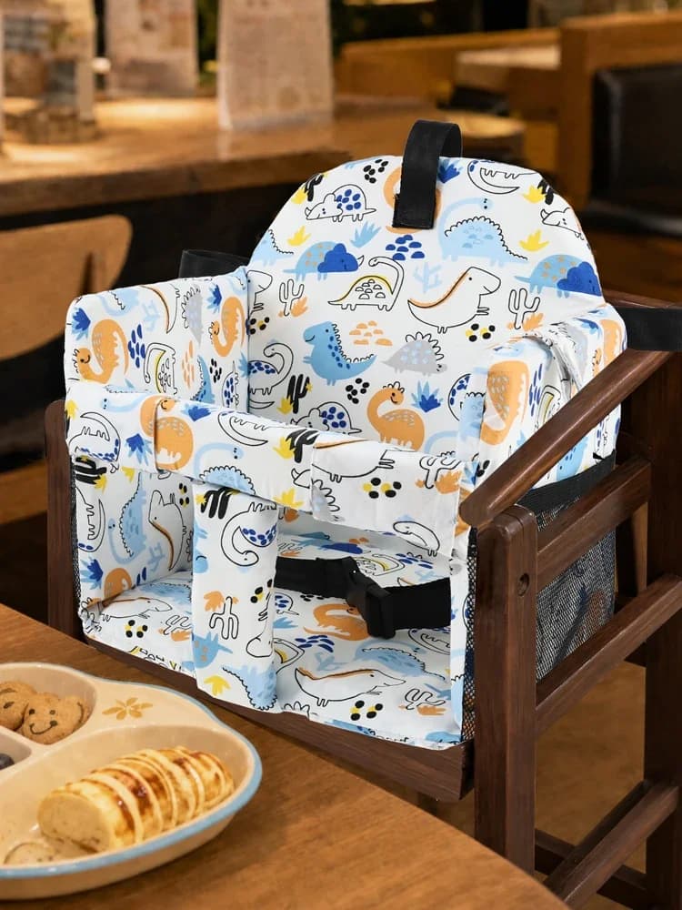 Housse de coussin respirante en mousse pour chaise haute bébé, siège de chariot de courses, coussin confortable pour chaise d'enfant, housse de