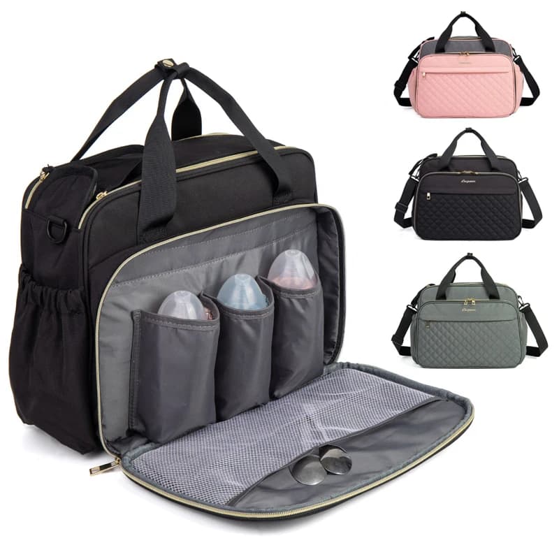 LEQUEEN sac à couches pour bébé sac de grande capacité pour mamans organisateur de poussette de bébé voyage mère sacs de maternité pour bébé