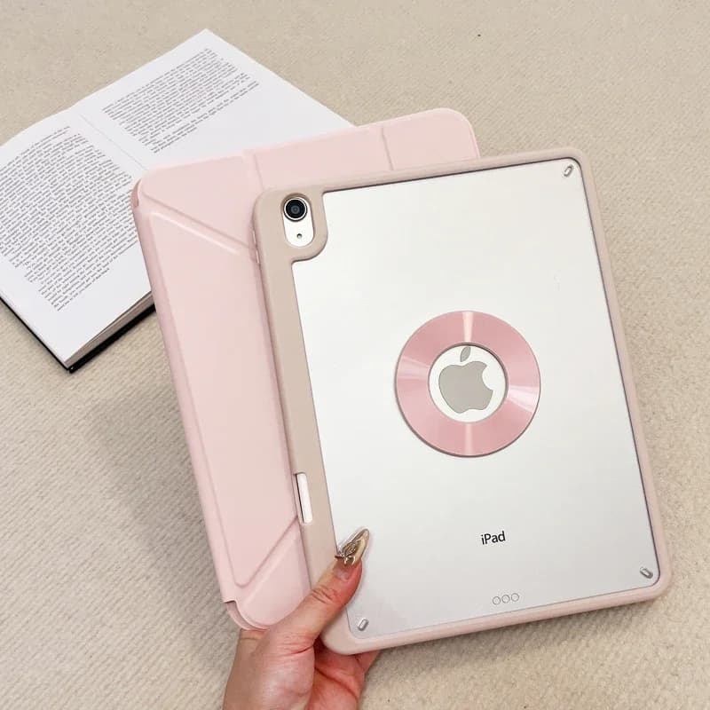 Étui détachable avec support pour iPad 2025 Air Pro 10.2 10.9 11 12.9 13 pouces, Mini étui magnétique 4 5 6 7 8 9 10e 11e génération