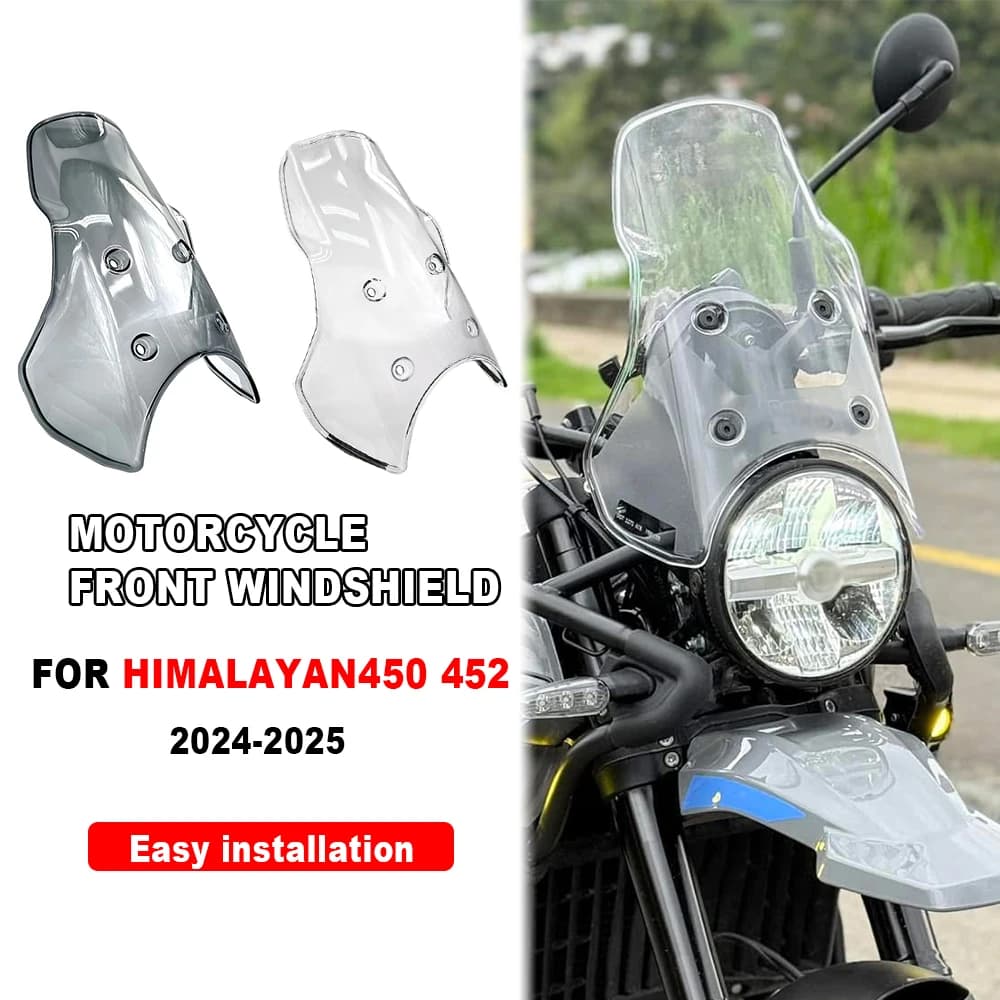 Nouveau Pare-brise de moto pare-brise surélevé pièces de l'himalaya pour l'himalayan 450 himalayen452 himalayen450 2024 2025