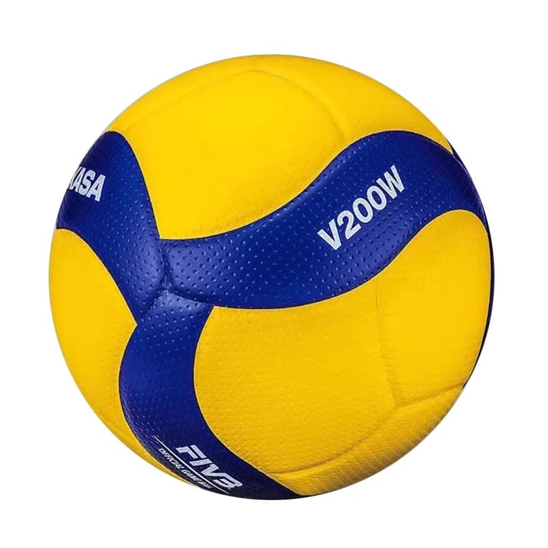 Ballons de volley-ball de compétition MIKASA de haute qualité pour entraînement en salle et en extérieur, taille 5, V200 V300w, en PU sans couture